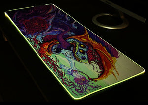 Helldemon RGB LED Ultra-wide Mousepad-Gamers' Surface NZ